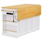 HOMLUX 53inch Large Kitchen Island in White(Three Packages), , large