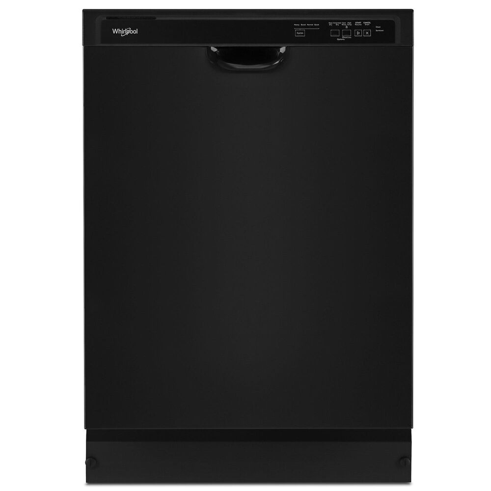 Whirlpool 24" Built In Dishwasher with Boost Cycle in Black, , large