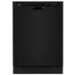 Whirlpool 24" Built In Dishwasher with Boost Cycle in Black, , large