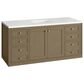 James Martin Vanities Chicago 60" Double Bathroom Vanity Cabinet in Walnut Whisper, , large