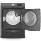 Maytag 7.3 Cu. Ft. Front Load Electric Dryer with Steam in Volcano Black, , large