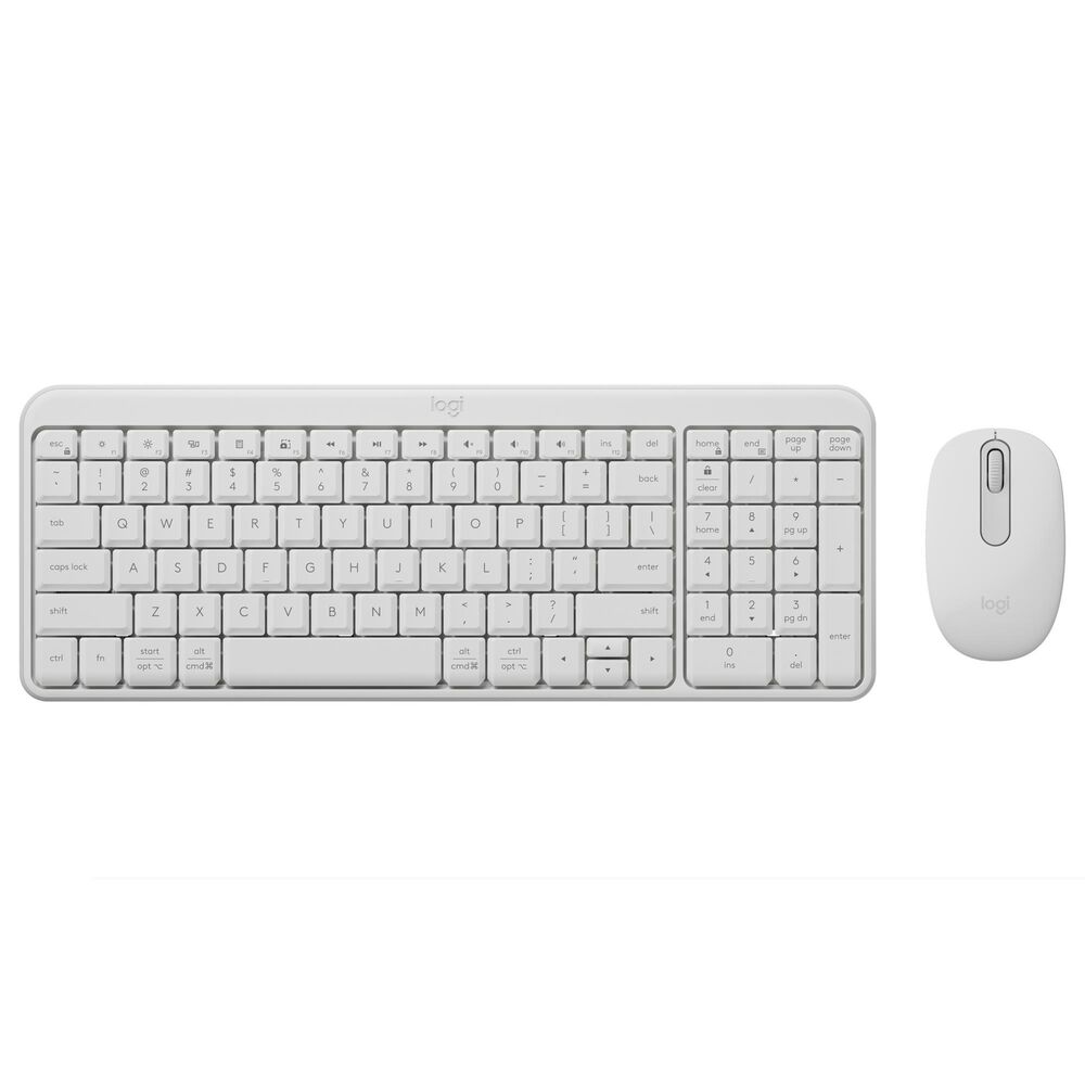 Logitech MK250 Compact Bluetooth Wireless Keyboard and Mouse Combo in Off White, , large