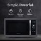 Faberware 1.1 Cu. Ft. Classic Microwave Oven in Black Stainless Steel, , large