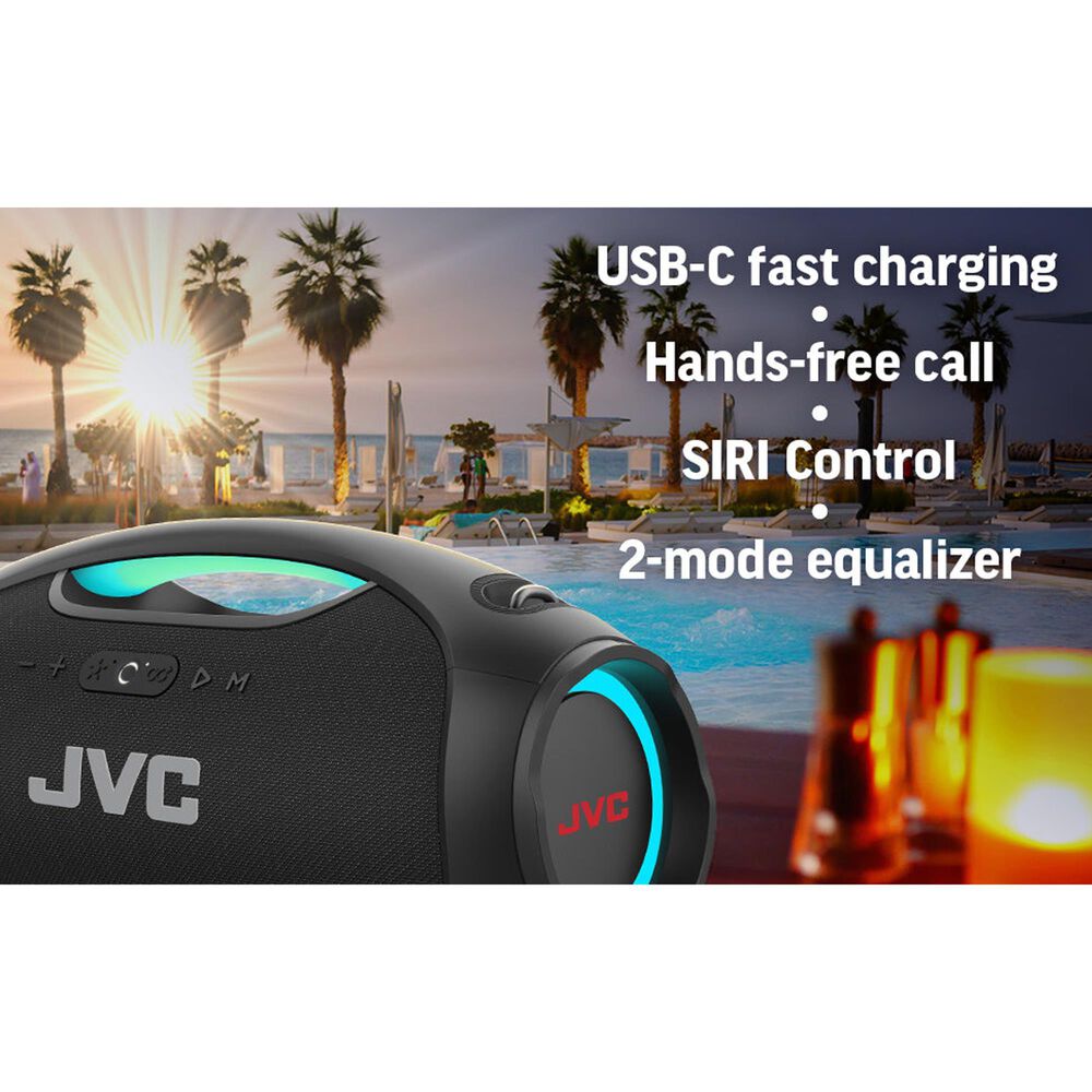 JVC Portable Wireless Speaker with Ultimate Sound in Black, , large