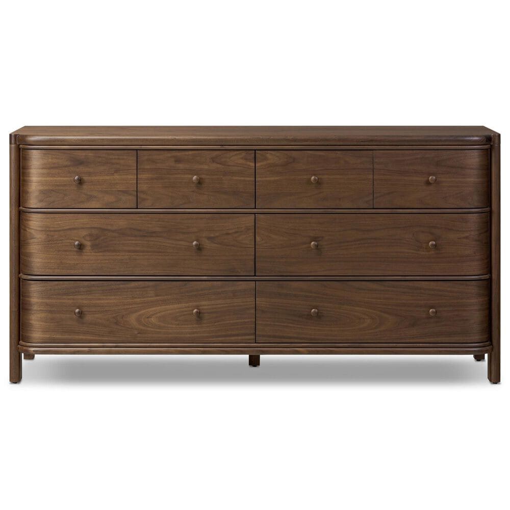 Amber Lewis x Four Hands Agatha 8 Drawer Dresser Only in Dark Brown Walnut, , large