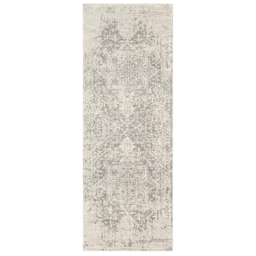 Surya Harput HAP-1024 2"7" x 10"3" Charcoal, Light Gray and Beige Runner, , large