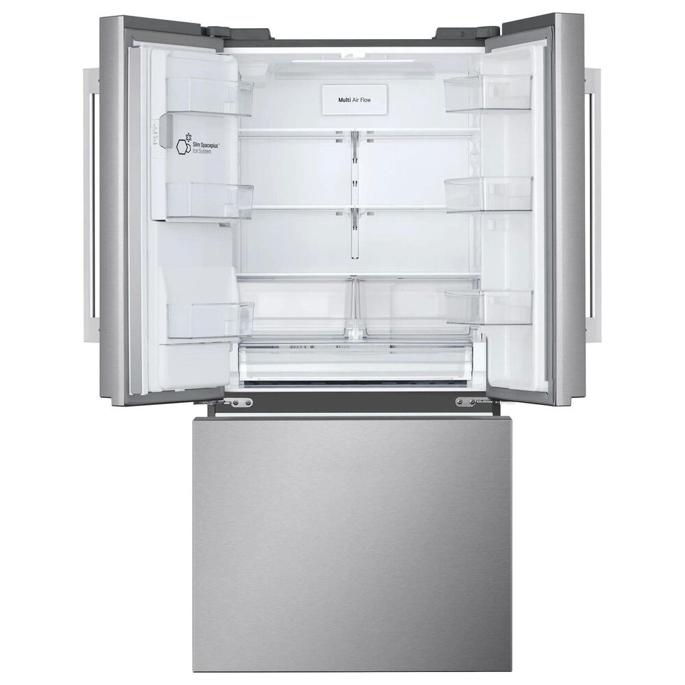 LG 24.5 Cu. Ft. 3-Door French Door Refrigerator in Stainless Steel, , large