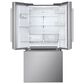 LG 24.5 Cu. Ft. 3-Door French Door Refrigerator in Stainless Steel, , large