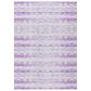 Dalyn Rug Company Seabreeze Chevron 6" x 9" Violet Area Rug, , large