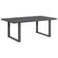 Mayberry Hill Playa Rectangular Dining Table in Dark Grey, , large