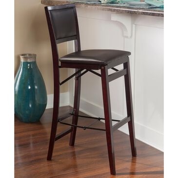 Linden Boulevard Farren Folding Barstool in Espresso, , large