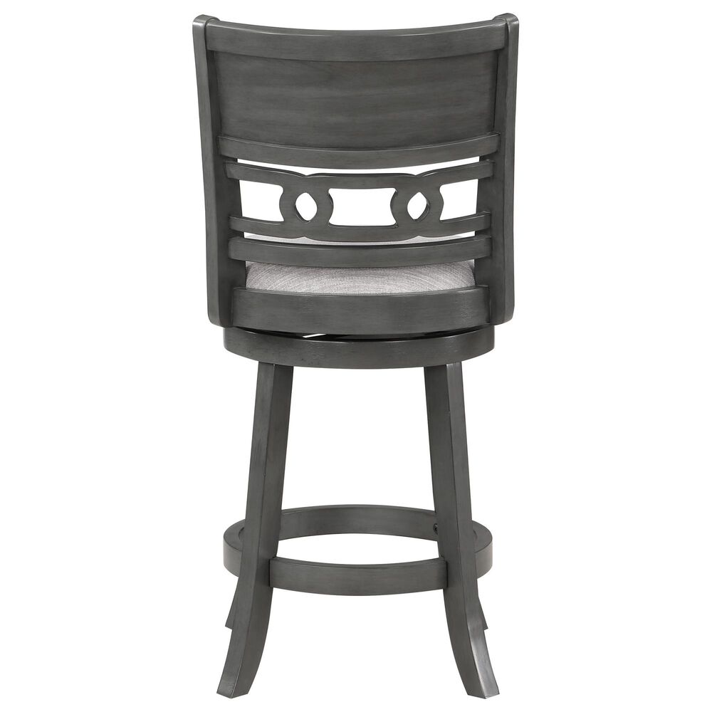 New Heritage Gia 24" Swivel Counter Stool in Gray, , large