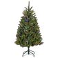 The Gerson Company 5" Natural Cut Cierra Tree with 300 LED Lights in Green, , large