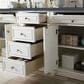 James Martin Vanities Bristol 72" Double Bathroom Vanity in Bright White with 3 cm Charcoal Soapstone Quartz Top and Rectangular Sinks, , large
