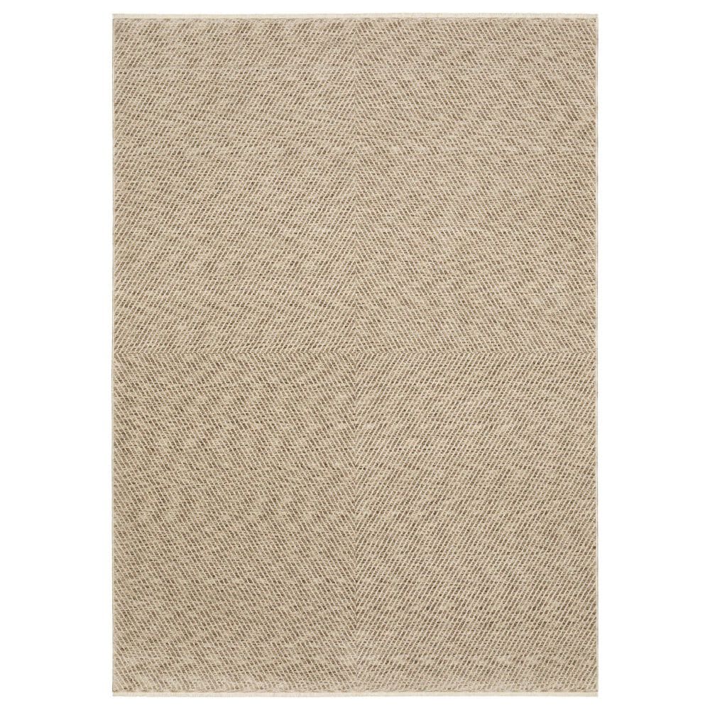 Oriental Weavers Echo Beige and Ivory 5"3" x 7"6" Area Rug, , large