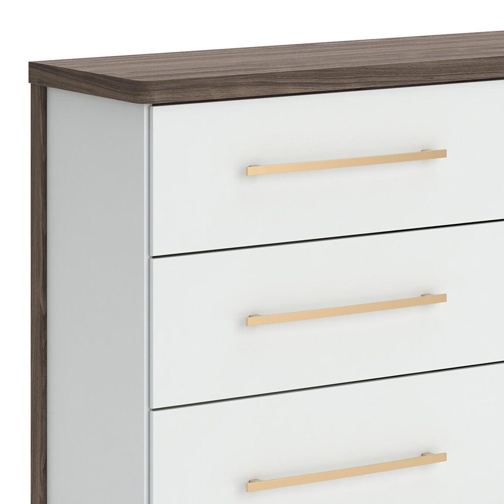 Ashley Kendanport Dresser and Mirror in Brown, , large