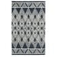 Safavieh Micro-Loop MLP155N 5" x 8" Navy and Ivory Area Rug, , large