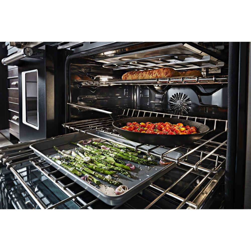 KitchenAid 6.3 Cu. Ft. Freestanding Gas Range with Griddle in Imperial Black, , large