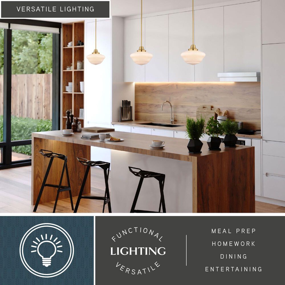 Vaxcel Eastgate 1-Light Pendant in Antique Gold, , large