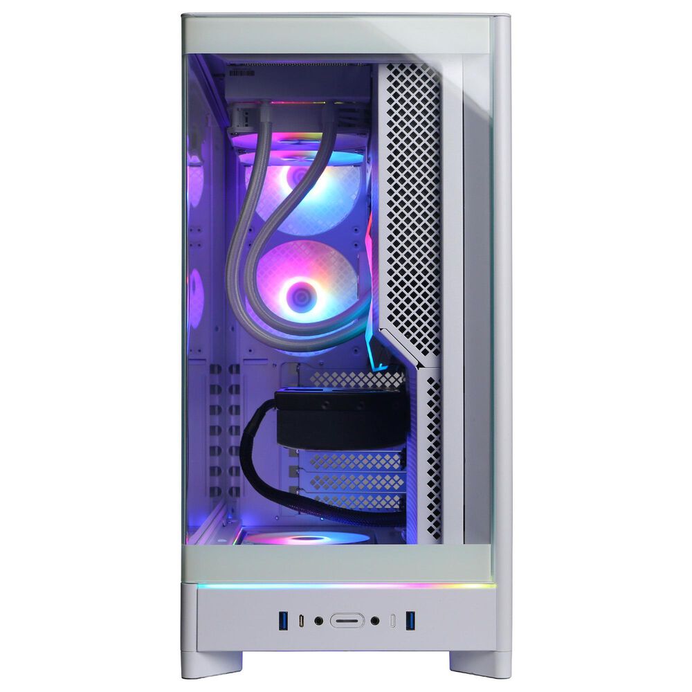 CyberPowerPC Gamer Supreme Gaming Desktop | Intel Core Ultra 7 265KF - 32GB RAM - NVIDIA GeForce RTX 5060 Ti Graphics - 2TB SSD in White, , large