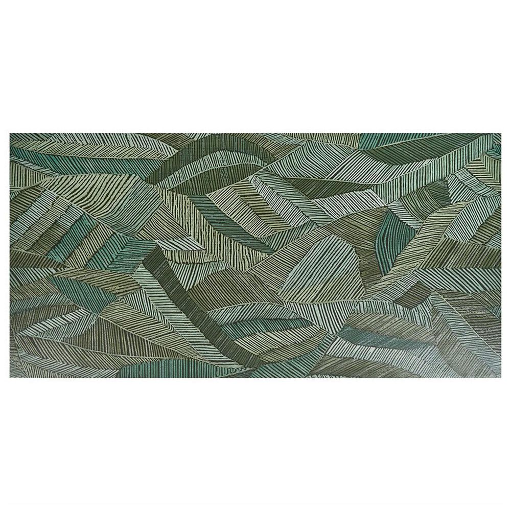 Soho Studio Artscape Wild Atelier Green 24" x 48" Porcelain Tile, , large