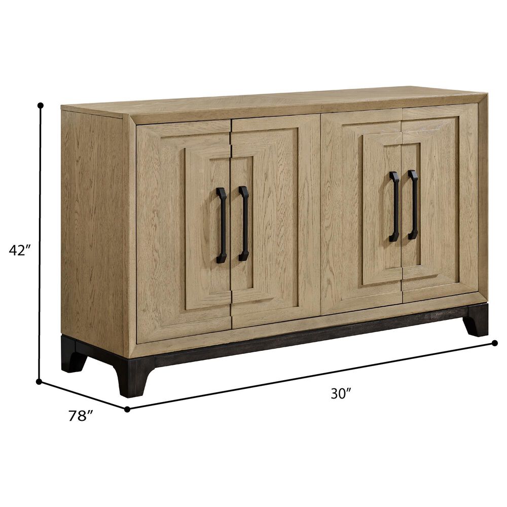 Emerald Home Furnishings Sutton Place Sideboard in Caramel And Cocoa Brown, , large