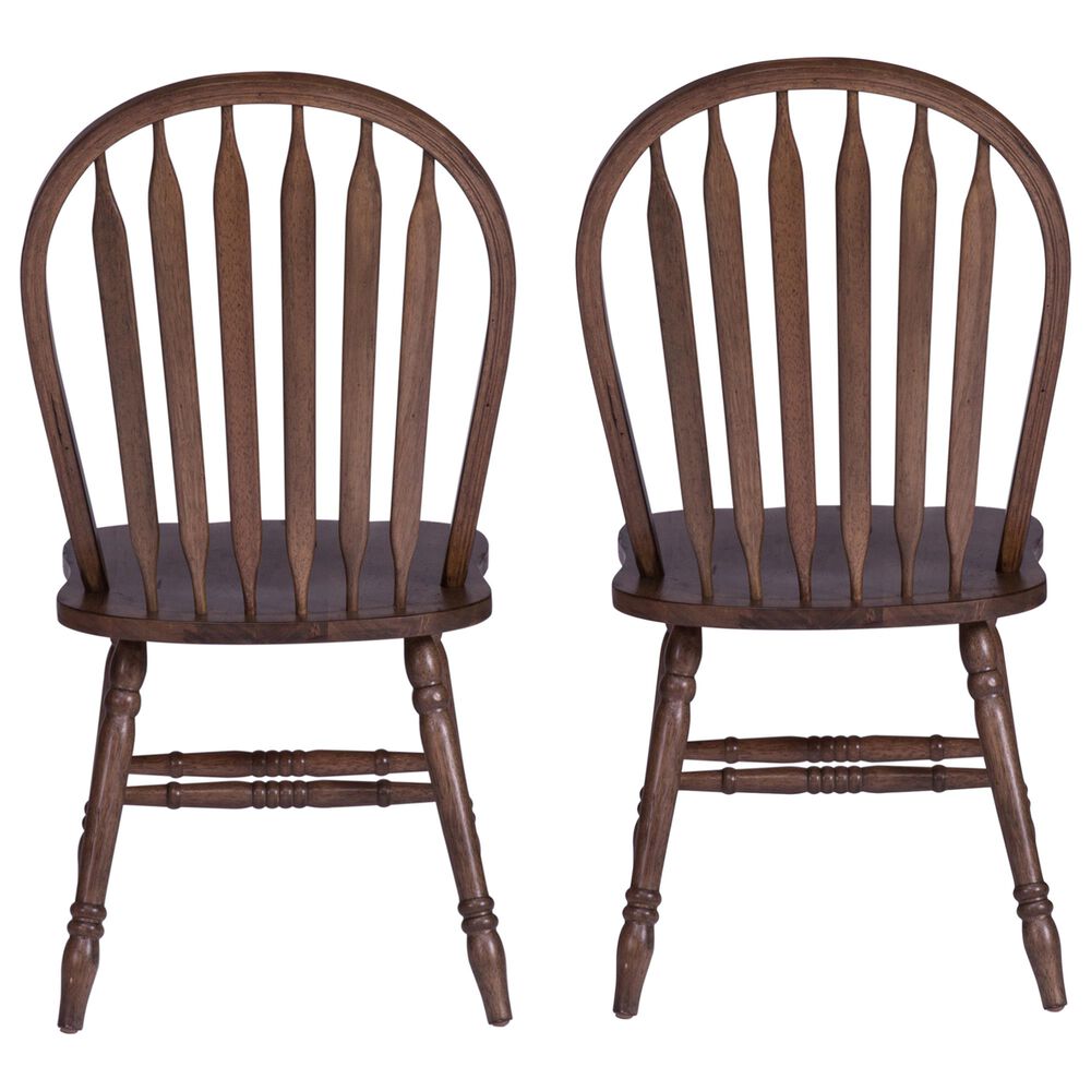 Belle Furnishings Carolina Crossing Side Chair in Light Brown &#40;Set of 2&#41;, , large