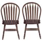 Belle Furnishings Carolina Crossing Side Chair in Light Brown (Set of 2), , large
