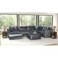 Hartsfield Remington 5-Piece Stationary Right Facing Chaise Sectional in Slate, , large