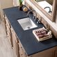 James Martin Vanities Bristol 60" Single Bathroom Vanity in Whitewashed Walnut with 3 cm Charcoal Soapstone Quartz Top and Rectangle Sink, , large