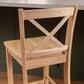 Linon Home Decor Torino X-Back Counter Stool in Natural Unfinished, , large