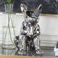 CosmoLiving by Cosmopolitan 12" Dog Sculpture in Silver, , large