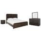 Fallridge Mezquite 4 Piece King Bedroom Set in Black Natural Grain, , large