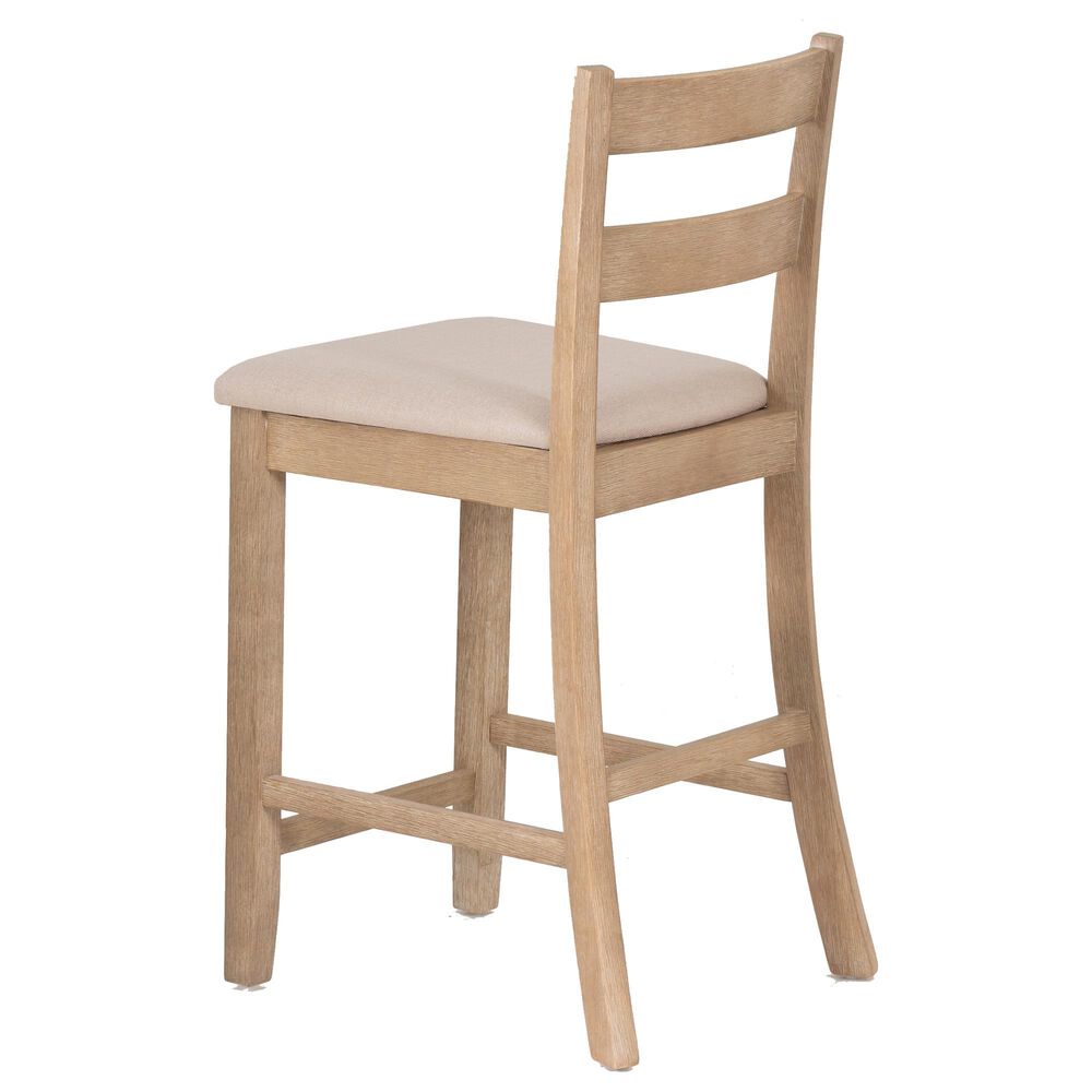 Linon Home Decor Torino Soho Counter Stool in Grey Wash, , large