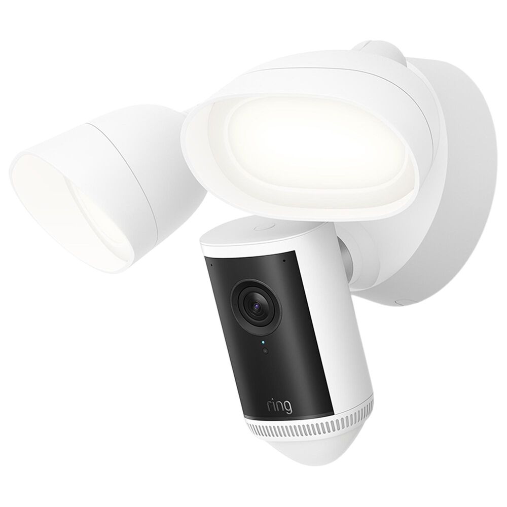 Ring Outdoor Wired Floodlight Pro Camera (2nd Gen) in White, , large