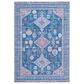 Safavieh Serapi Bohemian 4" x 6" Blue and Ivory Area Rug, , large