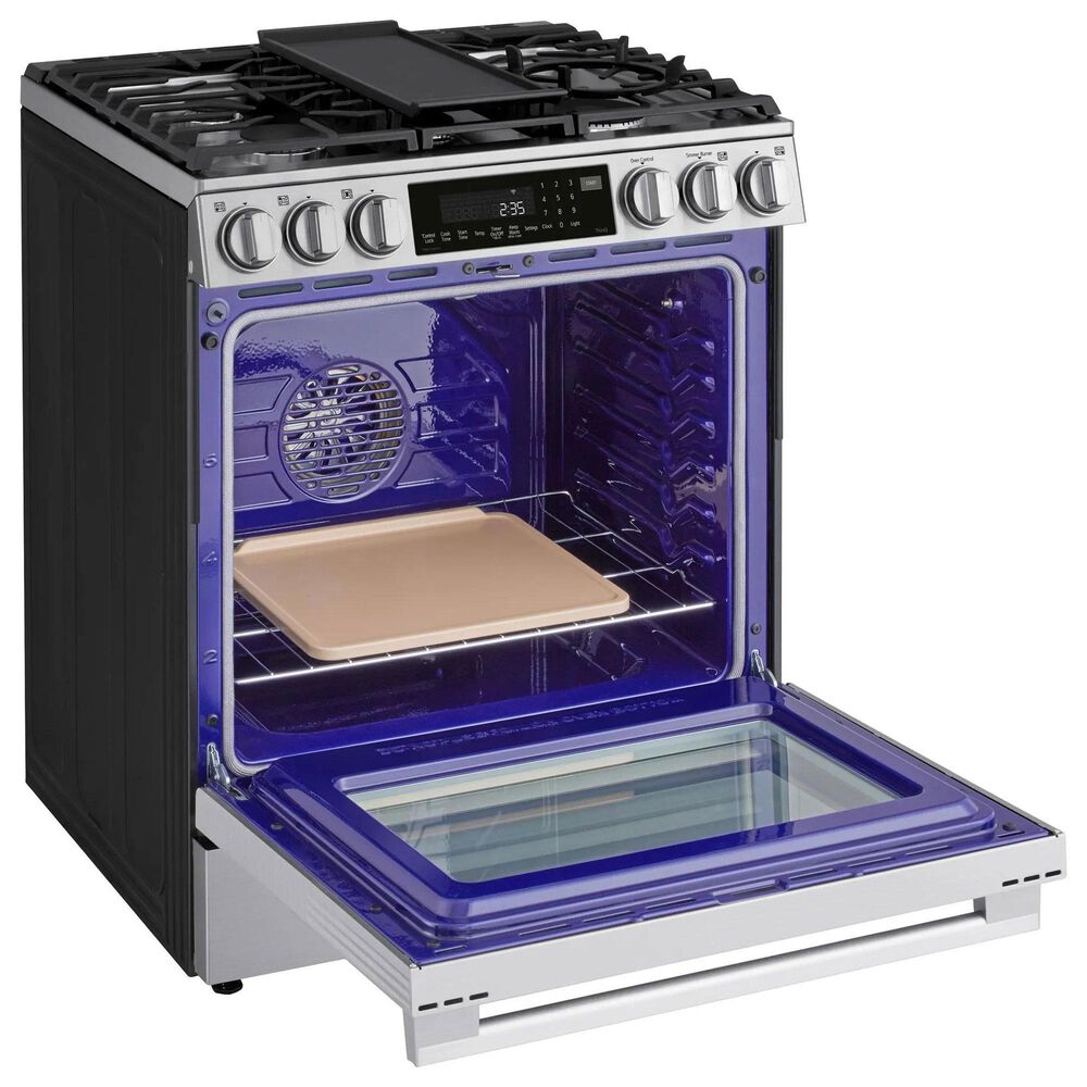 LG 6.3 Cu. Ft. Slide-in Gas Range in PrintProof Stainless Steel, , large