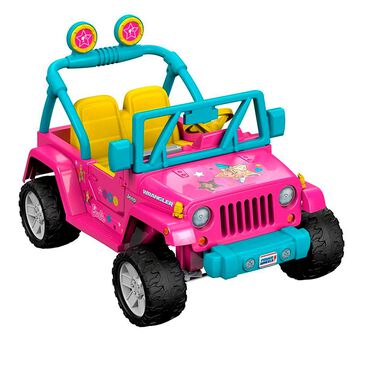 Fisher-Price Power Wheels Barbie Jeep Wrangler, , large