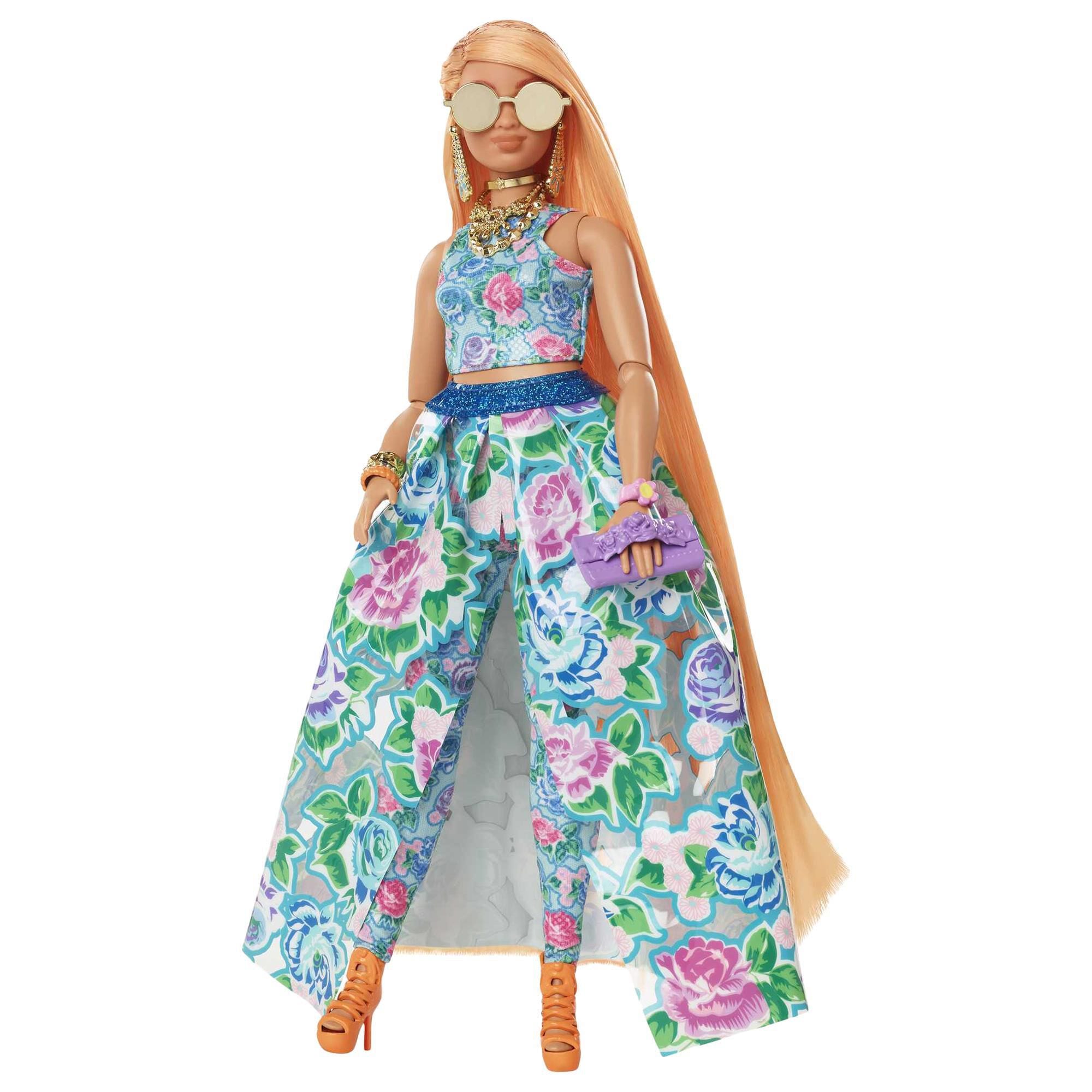 Barbie Barbie Extra Fancy Doll and Accessories Floral NFM