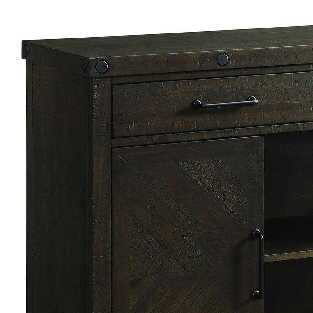 Mayberry Hill Colorado 2-Drawer Server in Charcoal and Black, , large