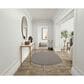 Nourison Courtyard Ivory and Charcoal 5" x 8" Oval Indoor/Outdoor Area Rug, , large