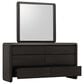 Urban Home Xolani 6-Drawer Dresser with Mirror in Jaguar, , large