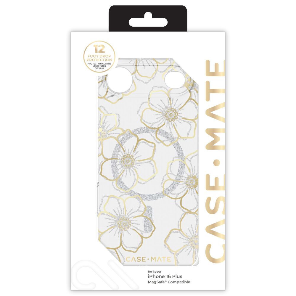 Case-Mate Floral Gems MagSafe Case for iPhone 17 Air in Gold, , large