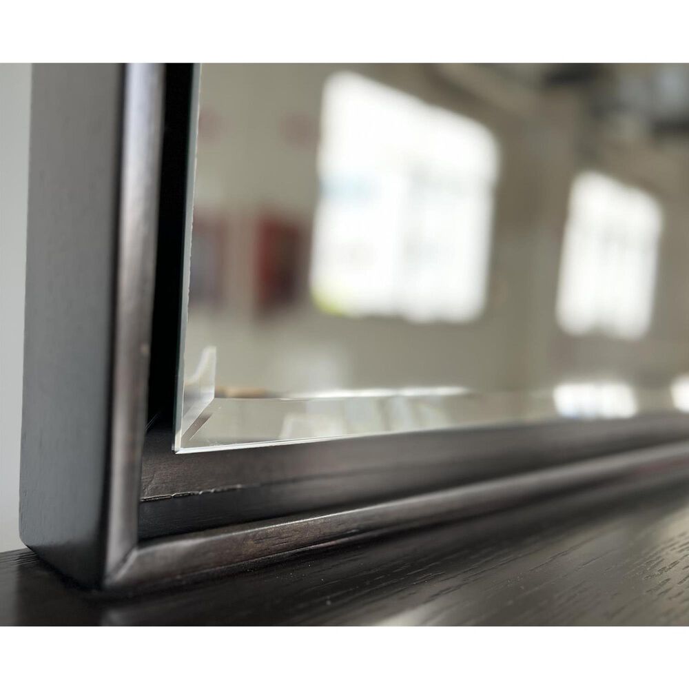 Riverside Furniture Lydia 6-Drawer Dresser and Mirror in Dark Cabernet, , large