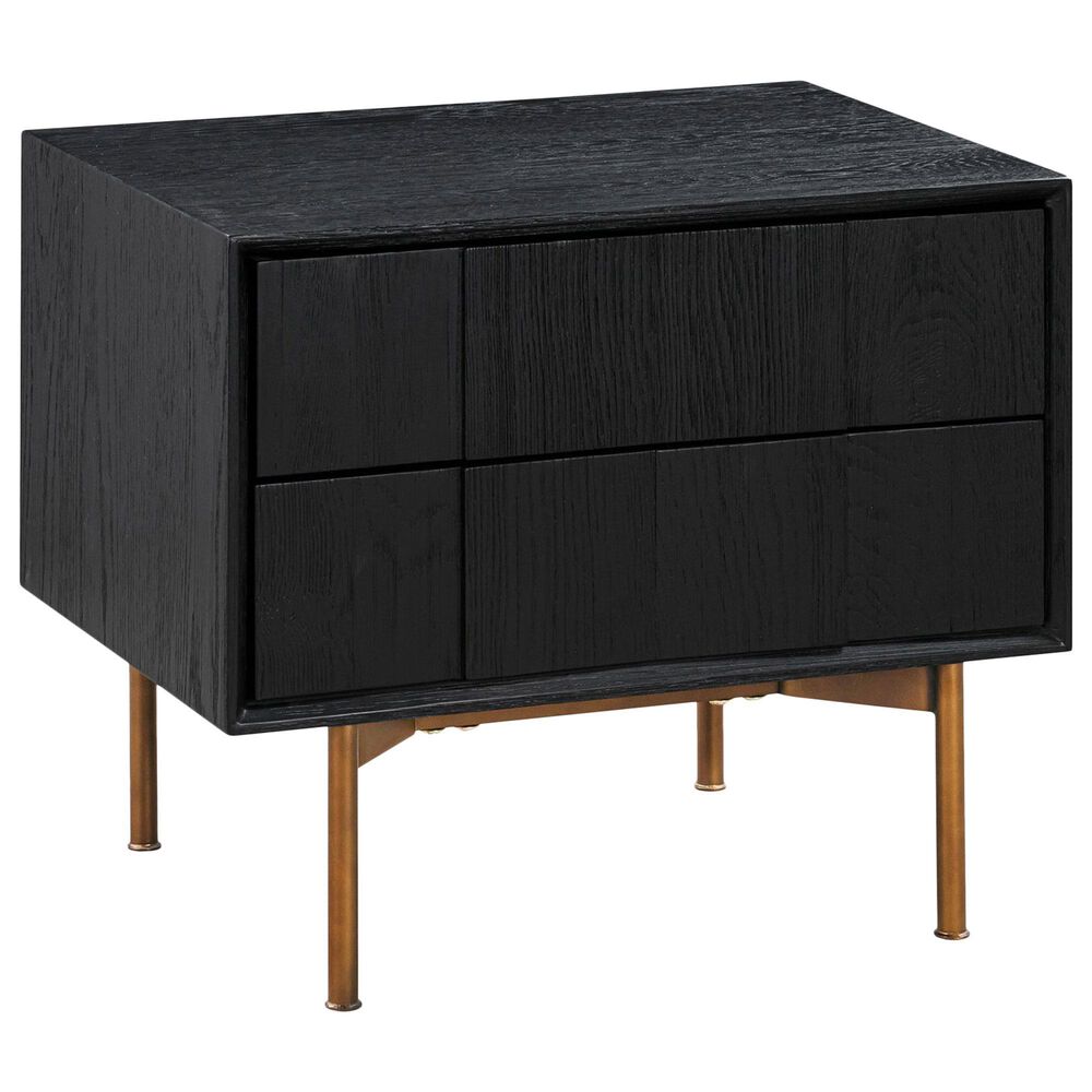 Blue River Carnaby 3-Piece Queen Bed Set in Black Brushed and Bronze, , large