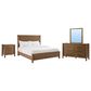 Riverside Furniture Henderson 4 Piece King Platform Panel Bedroom Set in Toasted Pecan, , large