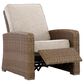 Ashley Laguna Heights Patio Push Back Recliner in Beige, , large