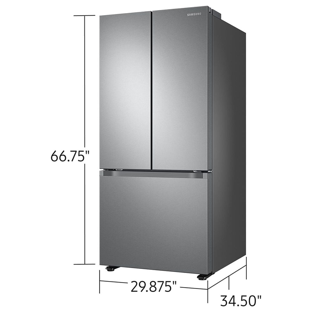 Samsung 22 Cu. Ft. Smart French Door Refrigerator in Stainless Steel, , large