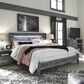 Ashley Baystorm 3-Piece King Panel Bed Set in Gray, , large