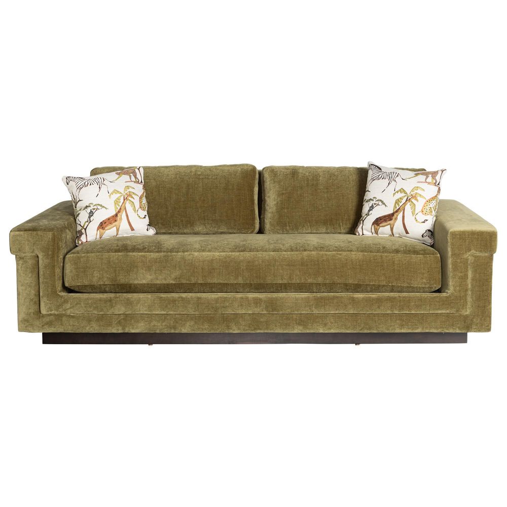 Artistica Home Lauren Stationary Sofa in Green, , large